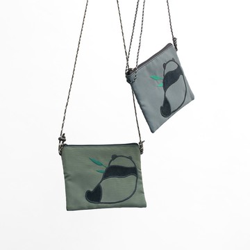 Mogumogu熊貓刺繡/刺繡