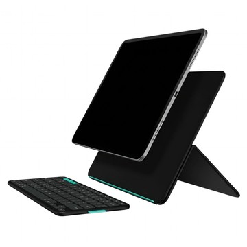 logitech 羅技 Flip Folio iPad 11吋鍵盤 + 保護套  黑色  iPad Pro (M4) / iPad Air (M2 / M3 / 第五代)  1套