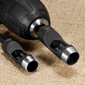 打洞機工具圓沖子家用圓環孔打眼神器打孔電動皮帶沖褲帶皮革皮具