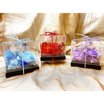 【OSTARA FLORIST 奧斯塔拉花藝】鑽石愛心精品有錢花盒
