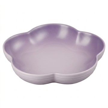 LE CREUSET 花型盤 600g  藍鈴紫  19.5 x 19.5 x 4.2cm  1個