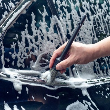 隔日💥汽車內飾邊鋒細節清洗工具細節刷軟毛豬鬃毛刷子車用空調出風口刷