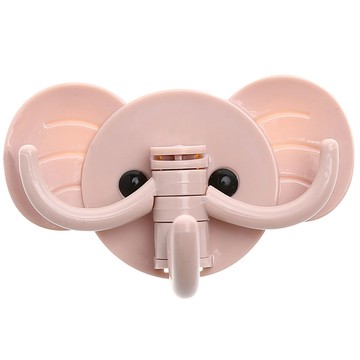 PS MALL 創意大象自粘式多用掛勾【J251】1入