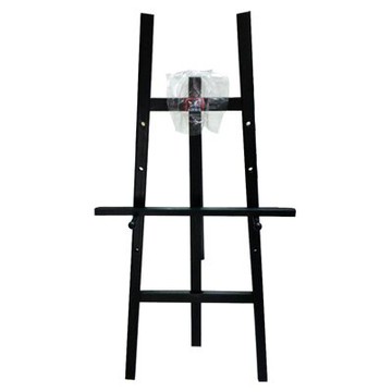 【文具通】高級 5尺約150cm 黑色 原木室內畫架 不含畫板需另購 每組皆附插銷可調整畫板高低 L3010519【APP滿額下單10%點數(單一帳號最高5000點)】1/31止