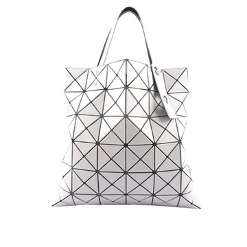 ISSEY MIYAKE BAO BAO LUCENT MATTE 6X6 啞光霧面手提包(淺灰色)