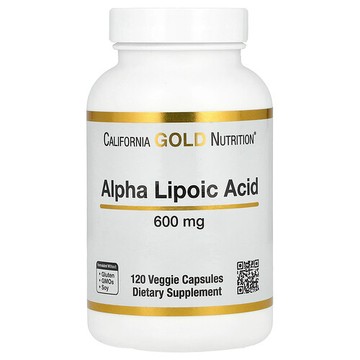 California Gold Nutrition, α-硫辛酸，600 毫克，120 粒素食膠囊