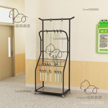 宅配免運😊鐵藝移動雨傘架家用落地衣帽架現代多功能收納架臥室掛衣架