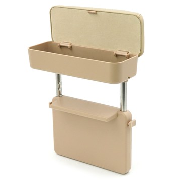 3S 主控台靠墊收納側袋扶手  1個  淺褐色