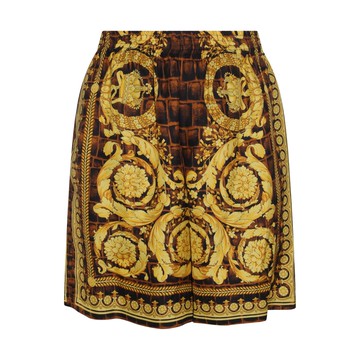 Versace - Baroque Silk Shorts
