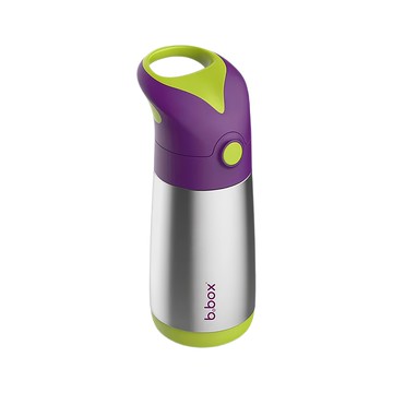 b.box 不鏽鋼吸管保冷杯  葡萄紫  350ml  1個