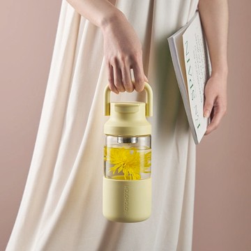 LIULIU TEA 茶水分離玻璃泡茶壺（650ml／4色） 黑色