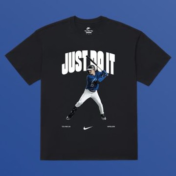 NIKE AS M NSW WBC ROSTER TEE H-林子偉 男 短袖上衣 JA4824010