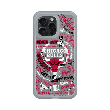iPhone 15 Pro Max AirX 流變灰 - NBA - 塗鴉系列-芝加哥公牛 Chicago Bulls - Graffiti