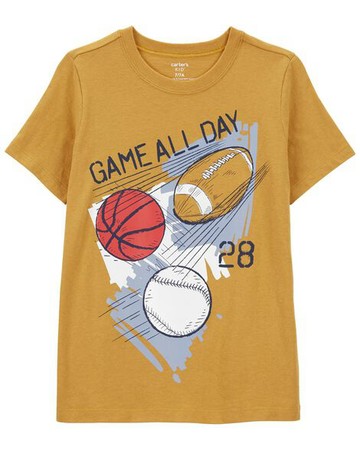 Kid Sports Game All Day Jersey Tee