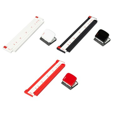 CARL 多孔式打孔機（可打A4 30孔/B5 26孔）顏色隨機 77x407x41mm /台 GP-2630｜領券最高折$220