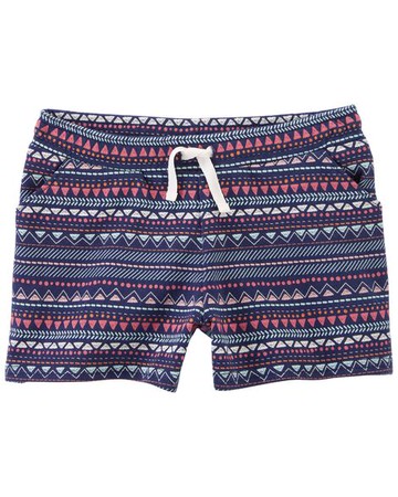 Toddler Aztec Pull-On French Terry Shorts