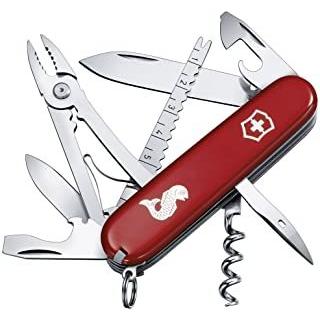 VICTORINOX ANGLER SWISS ARMY PENKNIFE  RED