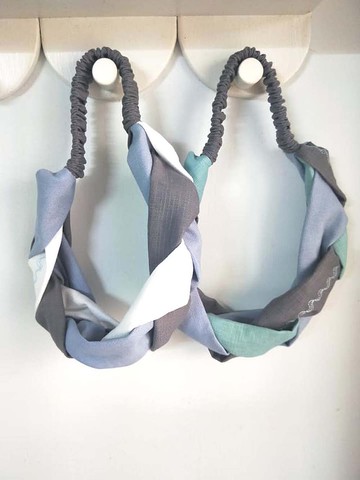 編織髮帶-雲霧(電繡)