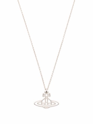Vivienne Westwood - Orb-pendant necklace - women - Brass - One Size - Silver