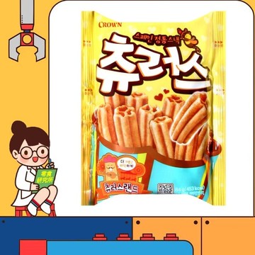 韓國 crown 楓糖吉拿棒 韓國吉拿棒 84g 吉拿棒餅乾 西班牙蜂蜜吉拿棒 點心棒 吉拿棒 餅乾