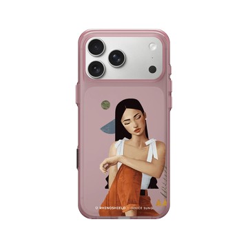 iPhone 17 Pro Max Clear (相機按鈕) 晶醺玫 - Janice Sung - Citrus 橙