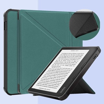 適用Kobo電子書Libra 2保護套硅膠軟殼全包變形支架tpu皮套7防摔
