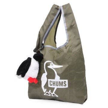 CHUMS Booby Eco Bag造型購物袋-卡其綠-CH603452M109