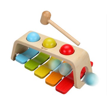 【德國 Classic world 客來喜經典木玩】2合1打擊遊戲