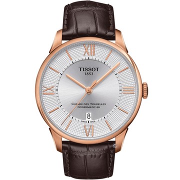 TISSOT 天梭 官方授權 杜魯爾 80小時動力儲存機械錶 聖誕節 禮物(T0994073603800)42mm