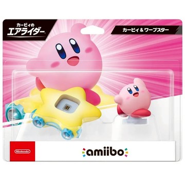 Nintendo 任天堂 amiibo 卡比的馭天飛行者系列公仔  卡比＆傳送之星  1個  單一型號