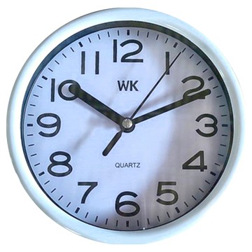 無敵王 6吋掛鐘 WK-06A01 簡約時尚 迷你輕巧  白色  1個