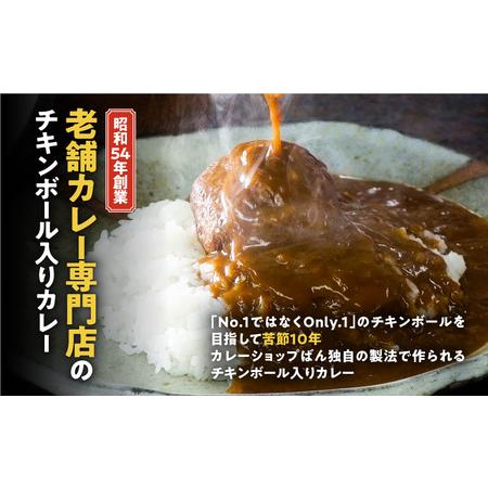 ふるさと納税 カレーショップばん　宮崎産若鶏のチキンカレー5食セット 老舗カレー専門店 チキンボール 秘伝のたれ 宮崎県宮崎市