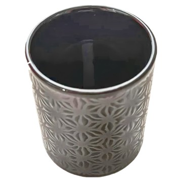 黑麻葉陶瓷手握杯 14.3 x 8.5cm 600ml  1個