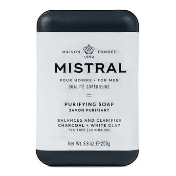 MISTRAL BODY 淨化控油 洗臉沐浴二合一 香氛皂 250g  1個