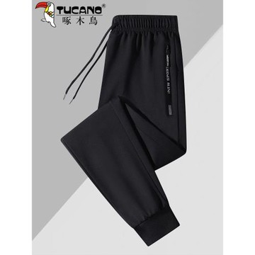 啄木鳥直筒休閑褲女衛褲春秋2026新款女士運動褲大碼寬松女式褲子