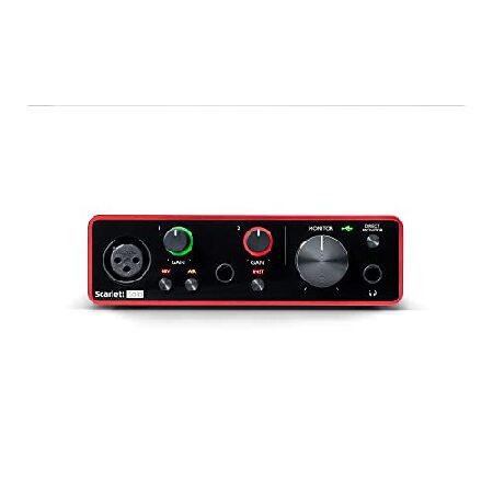 Focusrite Scarlett Solo 3rd Gen USB Audio Interface Bundle with 10-Feet to Inch 8mm TS Cable (2 Items), Monitor