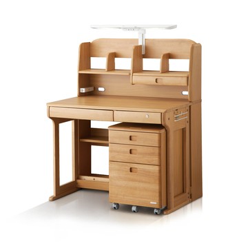 【KOIZUMI】Woody Compact兒童成長實木書桌組ODR-827