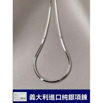 限時特賣🔥 925銀項鏈男潮 純銀蛇骨鎖骨素鏈女 男士鏈子 嘻哈小衆項鏈 簡約白金頸鏈 s項錬 時尚配件 潮流項鏈