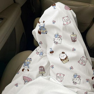 台灣出貨 睡褲女 可愛睡褲 居家服 休閒褲 可外穿 遛彎褲 夏天長褲 長褲女 女生褲子 寬鬆褲子 拖地褲 褲子女 睡褲