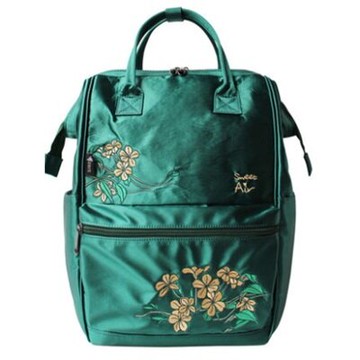 現貨+預購 後背包刺繡雙肩包-大容量休閒精美花卉女包包73sr21【獨家進口】【米蘭精品】