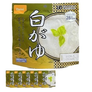 尾西食品 アルファ米 白がゆ 40G×5袋 (非常食・保存食)