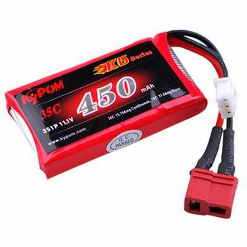 キーポン KYPOM リポバッテリー K6 7.4V450mAh 35C (KT450/35-2S) | LINEブランドカタログ