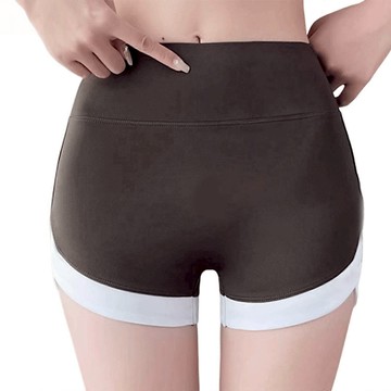 SUNERMELY 韓版收腹提臀鯊魚褲 2件套  大(65-85kg)  灰色