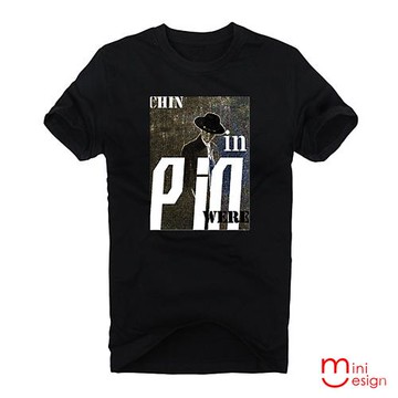 Minidesign-PIN紳士藝術風潮流設計短T 五色
