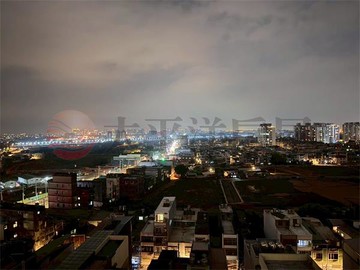 在家看夜景看飛機|中壢海華景觀4房｜桃園市中壢區興平路