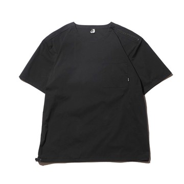 日本限定 POLER STRETCH RELAX TEE 戶外工裝風彈性休閒TEE / 黑色