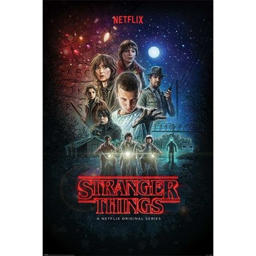 【怪奇物語】Stranger Things (正式版) 英國進口海報