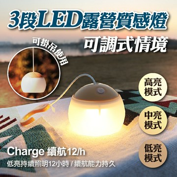 [現貨]LED燈 露營燈 LED野營燈 戶外照明燈 露營美學 氣氛燈 帳棚燈 可調式情境三段LED露營質感燈