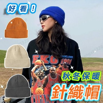 隔日到貨⚡ 韓版毛帽 保暖毛帽 毛帽 素麵毛帽 針織毛帽 網紅針織毛帽 秋冬毛帽 情侶帽  針織帽 毛線帽 經典毛帽
