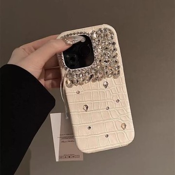 【高品質】鱷魚皮紋蘋果15promax手機殼蘋果15新款iphone15高級感名媛手機殼